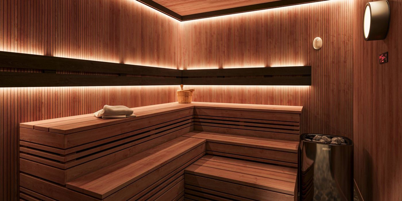 EVER Knoxville apartments sauna rendering
